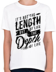 printfashion Az élet nehézségei - Gyerek póló - Fehér (1048827)