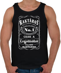 printfashion Jack Daniels style - Férfi atléta - Fekete (4881986)