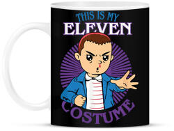 printfashion Eleven costume - Bögre - Fekete (14533686)