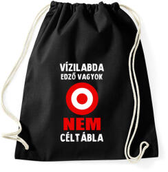 printfashion Vízilabda edző vagyok - Sportzsák, Tornazsák - Fekete (15922638)