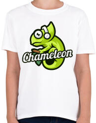 printfashion Chameleon - Gyerek póló - Fehér (5139403)