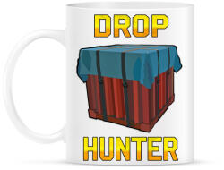 printfashion PUBG - Drop Hunter - Bögre - Fehér (851889)