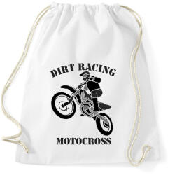 printfashion MOTOCROSS - Sportzsák, Tornazsák - Fehér (4989034)