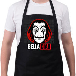 printfashion BELLA CIAO - Kötény - Fekete (4937815)