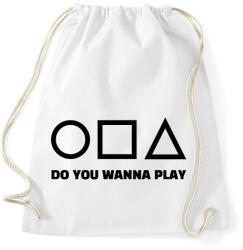 printfashion SQUID GAME 3 - Sportzsák, Tornazsák - Fehér (11441837)