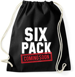 printfashion Kockahas készülőben - Sportzsák, Tornazsák - Fekete (2629846)