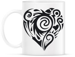 printfashion Maori szív1 - Bögre - Fehér (4984805)