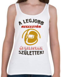 printfashion Hegesztő szülinapja április színes - Női atléta - Fehér (5522074)