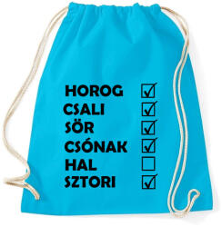 printfashion Hori horgász - Sportzsák, Tornazsák - Surf blue (2455290)