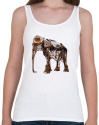 printfashion Elephant - Női atléta - Fehér (415687)