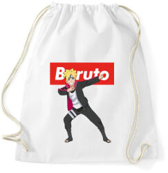 printfashion Boruto Uzumaki - Sportzsák, Tornazsák - Fehér (5410880)