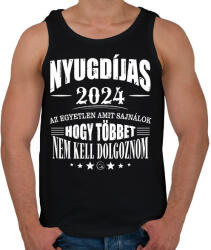 printfashion Nyugdijas lettem - Férfi atléta - Fekete (16420400)