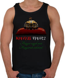 printfashion magyar vagyok2 - Férfi atléta - Fekete (15970878)