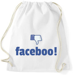 printfashion faceboo - Sportzsák, Tornazsák - Fehér (10424129)