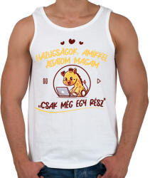 printfashion Hazugságok - Sorozatfüggő - Férfi atléta - Fehér (7484712)