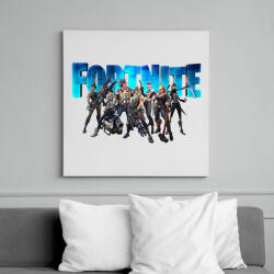 printfashion Fortnite poster 3 - Vászonkép - Fehér (6638753)