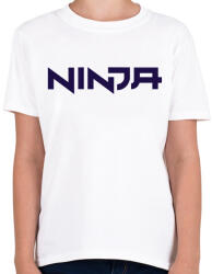printfashion Ninja - Blue - Gyerek póló - Fehér (1308671)