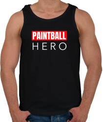 printfashion PAINTBALL HERO - Férfi atléta - Fekete (10987306)