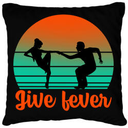 printfashion Jive fever - Párnahuzat, Díszpárnahuzat - Fekete (10743409)