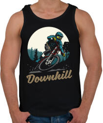 printfashion Downhill sötét alaphoz - Férfi atléta - Fekete (11511172)