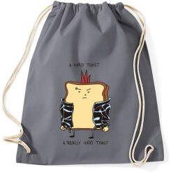 printfashion Egy kemény szendvics - Sportzsák, Tornazsák - Grafitszürke (1144458)