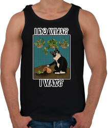 printfashion What I want - Férfi atléta - Fekete (15494311)