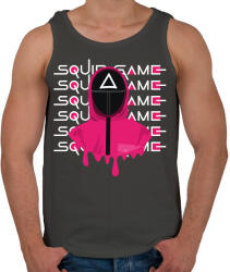 printfashion SQUID GAME - háromszög - Férfi atléta - Sötétszürke (5480453)