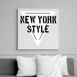 printfashion NEW YORK STYLE - Vászonkép - Fehér (6635275)