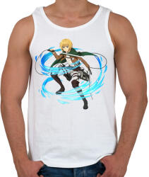 printfashion Armin Arlert - Férfi atléta - Fehér (14061133)