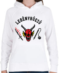 printfashion Hellfire Club legenybucsu - Női kapucnis pulóver - Fehér (8147932)