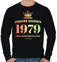 printfashion 1979 - Férfi pulóver - Fekete (4464287)