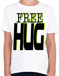 printfashion Free hug - Gyerek póló - Fehér (1949338)