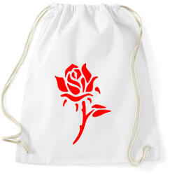 printfashion Rózsa - vörös - Sportzsák, Tornazsák - Fehér (12068365)