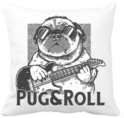 printfashion Rocker mopsz - Párnahuzat, Díszpárnahuzat - Fehér (12037350)