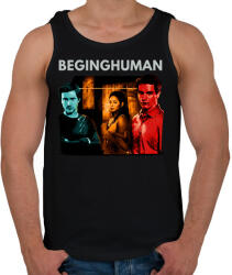 printfashion BEGINGHUMAN - Férfi atléta - Fekete (2040463)