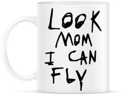 printfashion Look mom, i can fly! - Bögre - Fehér (15996395)