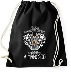 printfashion Megtaláltam a mancsod - Dobermann - Sportzsák, Tornazsák - Fekete (5452102)