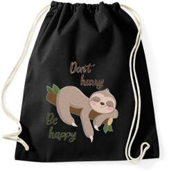 printfashion Lajhár - Sportzsák, Tornazsák - Fekete (14255495)