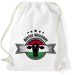 printfashion Hentes mészáros - marha - Sportzsák, Tornazsák - Fehér (15813318)