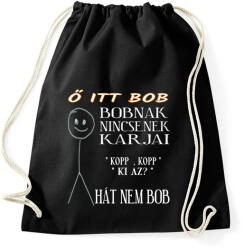 printfashion Bob - Sportzsák, Tornazsák - Fekete (5975401)