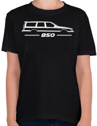 printfashion Volvo 850 White - Gyerek póló - Fekete (16114882)