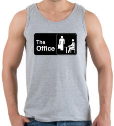 printfashion The Office - Férfi atléta - Sport szürke (3475893)