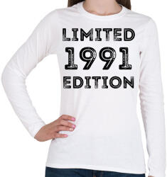printfashion 1991 - Női hosszú ujjú póló - Fehér (5066049)