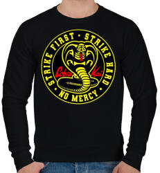 printfashion Cobra Kai - No Mercy - Férfi pulóver - Fekete (4316712)