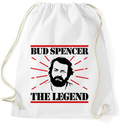printfashion Bud Spencer - The legend - Sportzsák, Tornazsák - Fehér (9828331)