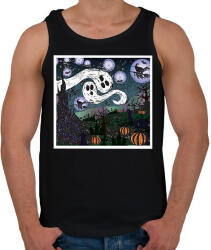 printfashion scary night - Férfi atléta - Fekete (14461464)