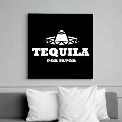 printfashion TEQUILA Por Favor - Vászonkép - Fekete (6642900)