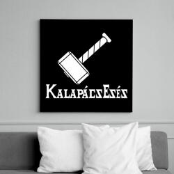 printfashion Kalapácsesés - Hammerfall - Vászonkép - Fekete (6651699)