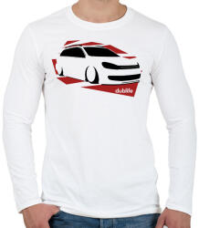 printfashion VW Dublife - Férfi hosszú ujjú póló - Fehér (2112379)