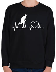 printfashion Rolleres lélek - Gyerek pulóver - Fekete (13820275)